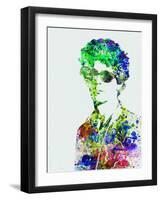 Legendary Bob Dylan Watercolor-Olivia Morgan-Framed Art Print