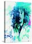 Legendary Bob Marley Watercolor-Olivia Morgan-Stretched Canvas