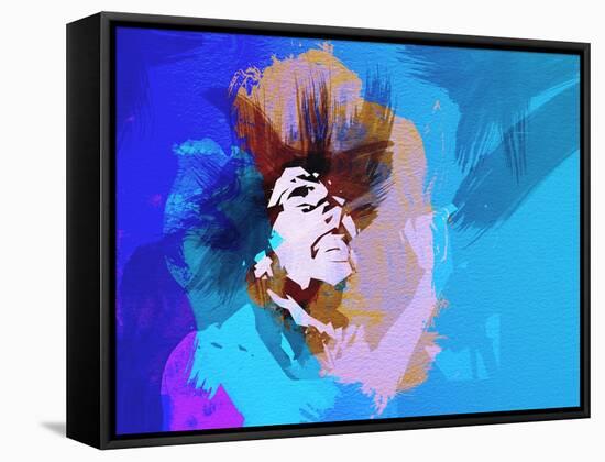 Legendary Bob Watercolor II-Olivia Morgan-Framed Stretched Canvas