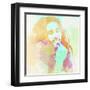 Legendary  Bob Watercolor-Olivia Morgan-Framed Art Print