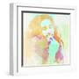 Legendary  Bob Watercolor-Olivia Morgan-Framed Art Print