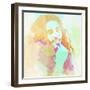 Legendary  Bob Watercolor-Olivia Morgan-Framed Art Print