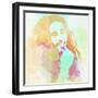 Legendary  Bob Watercolor-Olivia Morgan-Framed Art Print