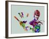 Legendary Bruce Lee Watercolor-Olivia Morgan-Framed Art Print