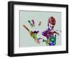 Legendary Bruce Lee Watercolor-Olivia Morgan-Framed Art Print