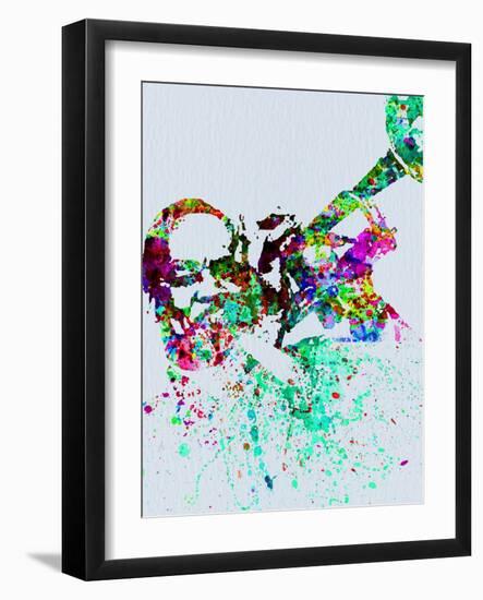 Legendary Buck Clayton Watercolor-Olivia Morgan-Framed Art Print