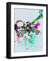 Legendary Buck Clayton Watercolor-Olivia Morgan-Framed Art Print