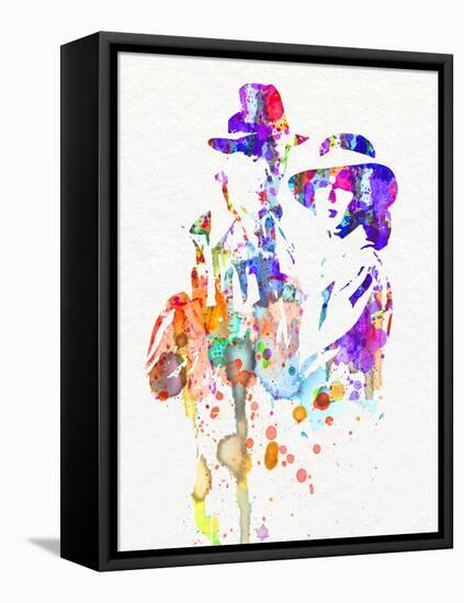 Legendary Casablanca Watercolor I-Olivia Morgan-Framed Stretched Canvas