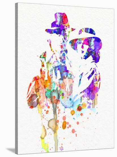 Legendary Casablanca Watercolor I-Olivia Morgan-Stretched Canvas