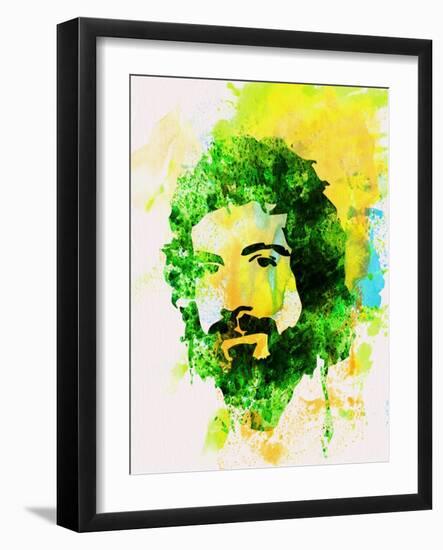 Legendary Cat Stevens Watercolor-Olivia Morgan-Framed Art Print