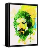 Legendary Cat Stevens Watercolor-Olivia Morgan-Framed Stretched Canvas