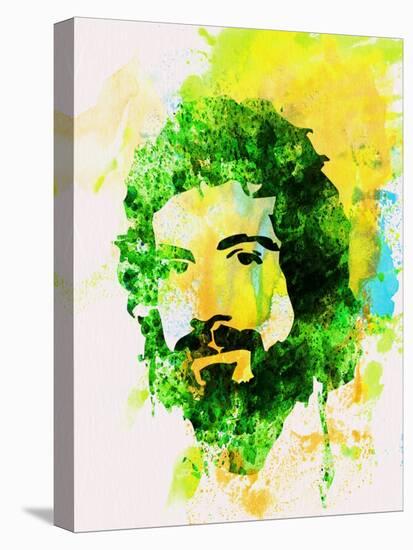 Legendary Cat Stevens Watercolor-Olivia Morgan-Stretched Canvas