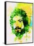 Legendary Cat Stevens Watercolor-Olivia Morgan-Framed Stretched Canvas