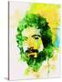 Legendary Cat Stevens Watercolor-Olivia Morgan-Stretched Canvas