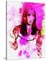 Legendary Cher Watercolor-Olivia Morgan-Stretched Canvas