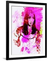 Legendary Cher Watercolor-Olivia Morgan-Framed Art Print