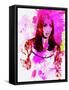 Legendary Cher Watercolor-Olivia Morgan-Framed Stretched Canvas