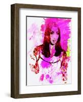 Legendary Cher Watercolor-Olivia Morgan-Framed Art Print