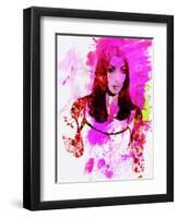 Legendary Cher Watercolor-Olivia Morgan-Framed Art Print