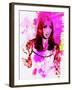 Legendary Cher Watercolor-Olivia Morgan-Framed Art Print