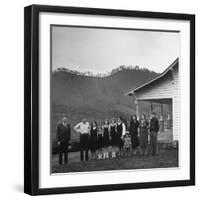 Legendary Country Western Music Carter Family: A.P. and Ezra with Family-Eric Schaal-Framed Premium Photographic Print