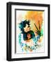 Legendary Edward Scissorhands Watercolor-Olivia Morgan-Framed Art Print