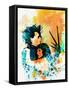 Legendary Edward Scissorhands Watercolor-Olivia Morgan-Framed Stretched Canvas