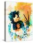 Legendary Edward Scissorhands Watercolor-Olivia Morgan-Stretched Canvas