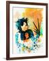 Legendary Edward Scissorhands Watercolor-Olivia Morgan-Framed Art Print