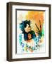 Legendary Edward Scissorhands Watercolor-Olivia Morgan-Framed Art Print