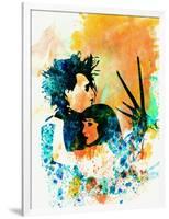 Legendary Edward Scissorhands Watercolor-Olivia Morgan-Framed Art Print