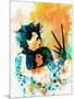 Legendary Edward Scissorhands Watercolor-Olivia Morgan-Mounted Art Print