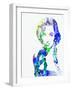 Legendary Elizabeth Taylor Watercolor-Olivia Morgan-Framed Art Print