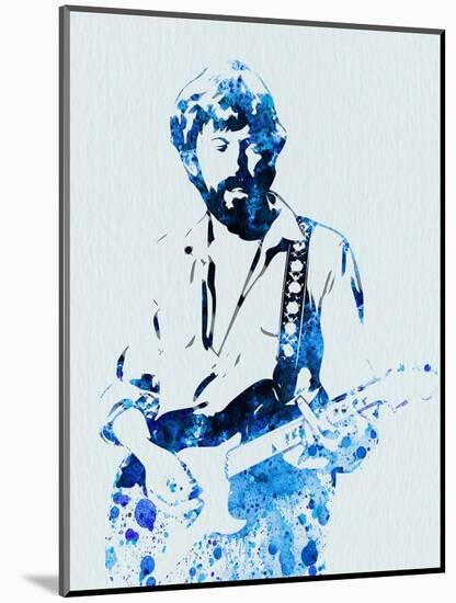 Legendary Eric Clapton Watercolor-Olivia Morgan-Mounted Art Print