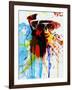 Legendary Fear and Loathing Watercolor-Olivia Morgan-Framed Art Print