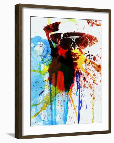 Legendary Fear and Loathing Watercolor-Olivia Morgan-Framed Art Print