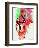 Legendary Fight Club Watercolor-Olivia Morgan-Framed Art Print