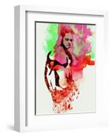 Legendary Fight Club Watercolor-Olivia Morgan-Framed Art Print