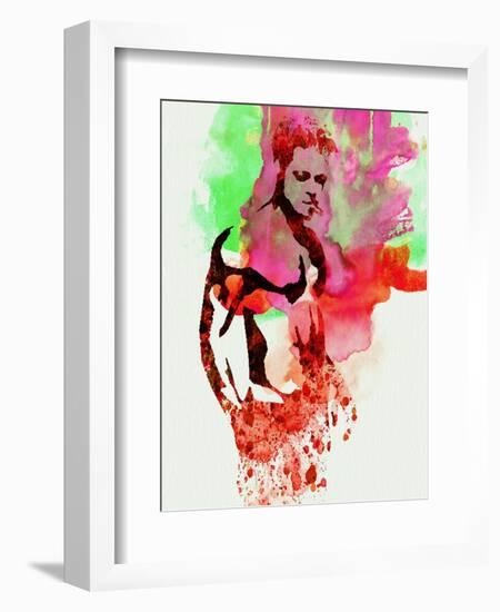 Legendary Fight Club Watercolor-Olivia Morgan-Framed Art Print