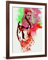 Legendary Fight Club Watercolor-Olivia Morgan-Framed Art Print