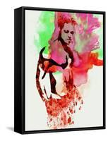 Legendary Fight Club Watercolor-Olivia Morgan-Framed Stretched Canvas