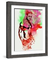 Legendary Fight Club Watercolor-Olivia Morgan-Framed Art Print