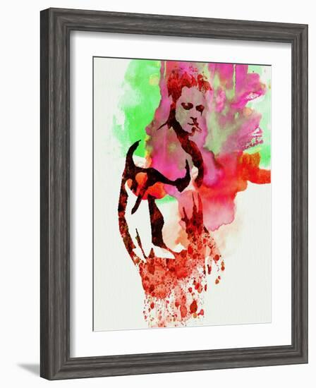 Legendary Fight Club Watercolor-Olivia Morgan-Framed Art Print