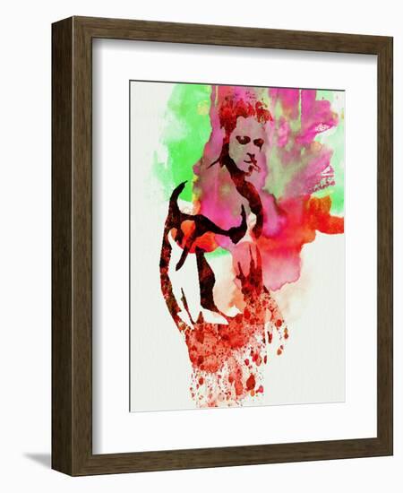 Legendary Fight Club Watercolor-Olivia Morgan-Framed Art Print