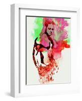 Legendary Fight Club Watercolor-Olivia Morgan-Framed Art Print