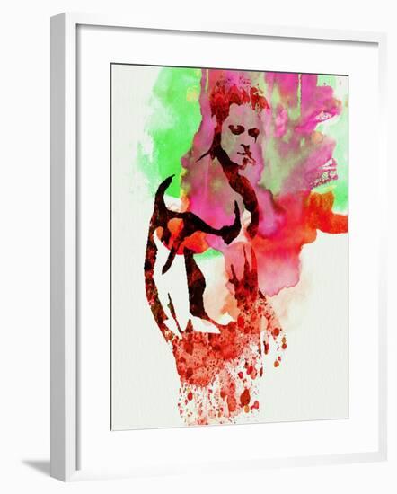 Legendary Fight Club Watercolor-Olivia Morgan-Framed Art Print