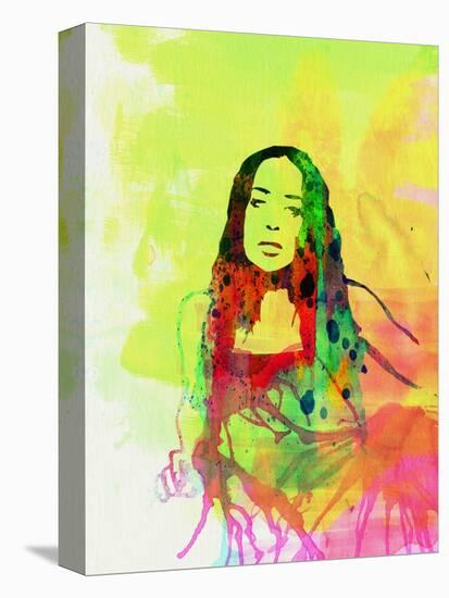 Legendary Fiona Apple Watercolor-Olivia Morgan-Stretched Canvas