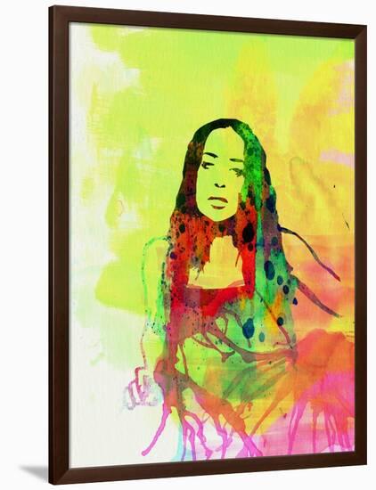 Legendary Fiona Apple Watercolor-Olivia Morgan-Framed Art Print