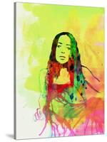 Legendary Fiona Apple Watercolor-Olivia Morgan-Stretched Canvas