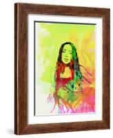 Legendary Fiona Apple Watercolor-Olivia Morgan-Framed Art Print